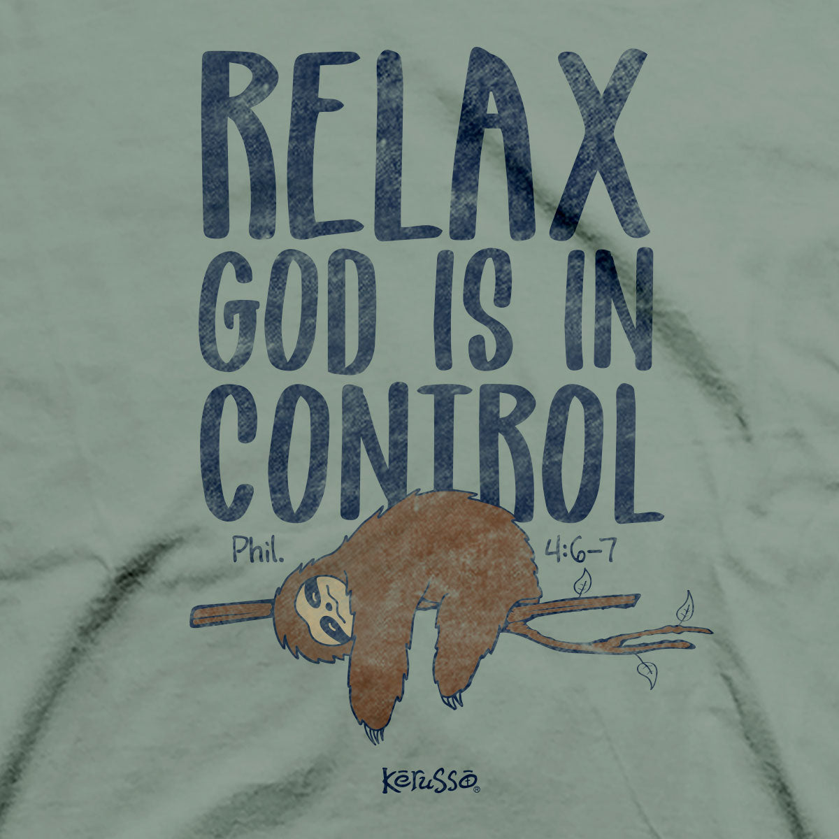 Kerusso Christian T-Shirt Relax Sloth