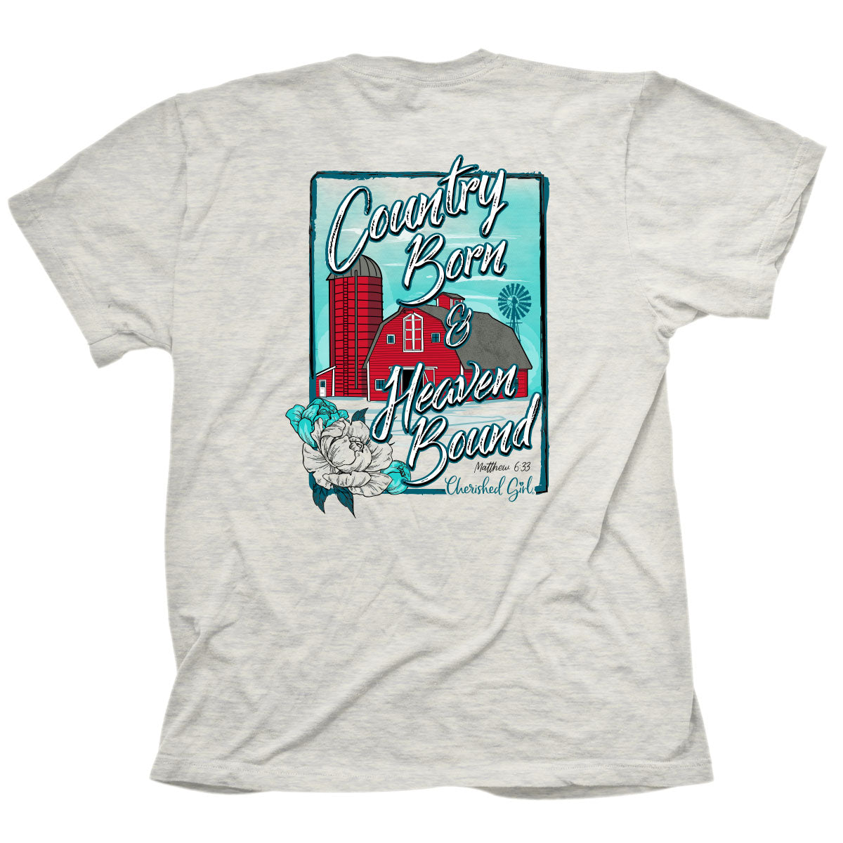 Cherished Girl Womens T-Shirt Country Barn