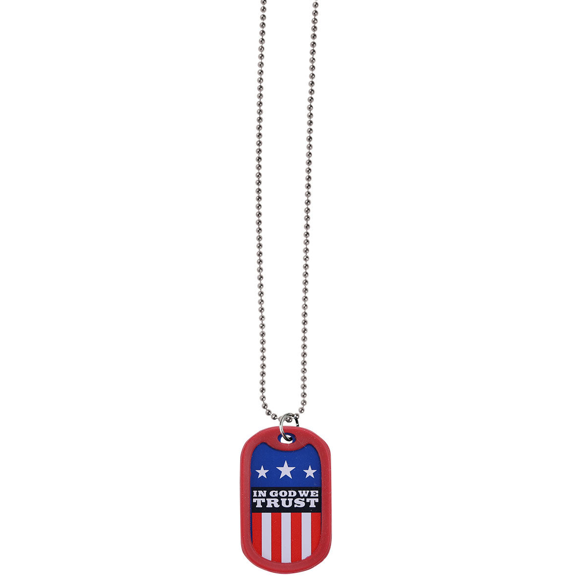 Faith Gear Dogtag Necklace In God We Trust