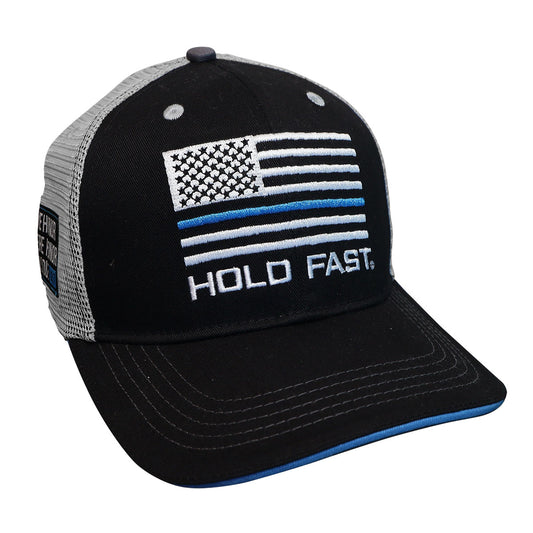 HOLD FAST Mens Cap Police Flag