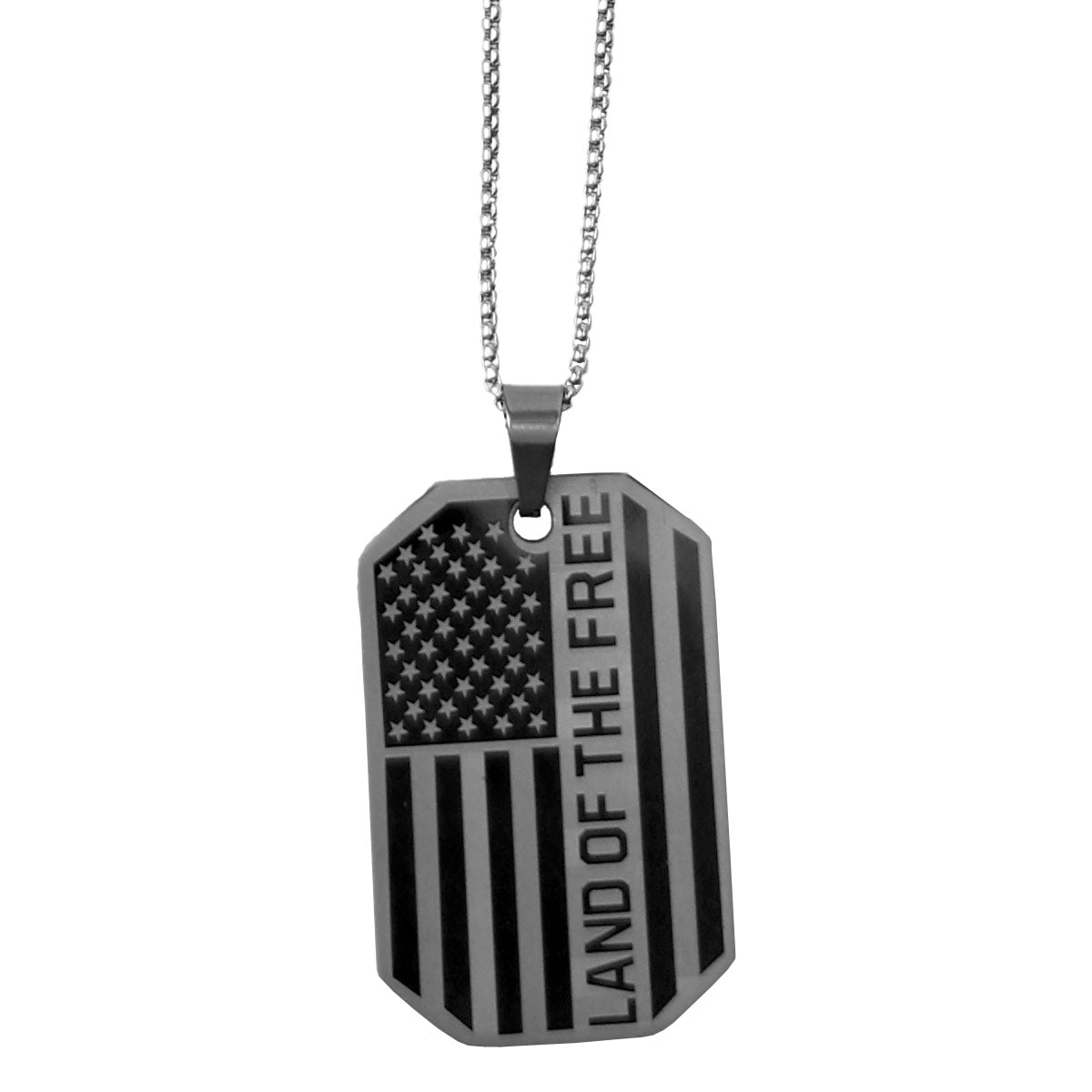 HOLD FAST Mens Necklace Land Of The Free