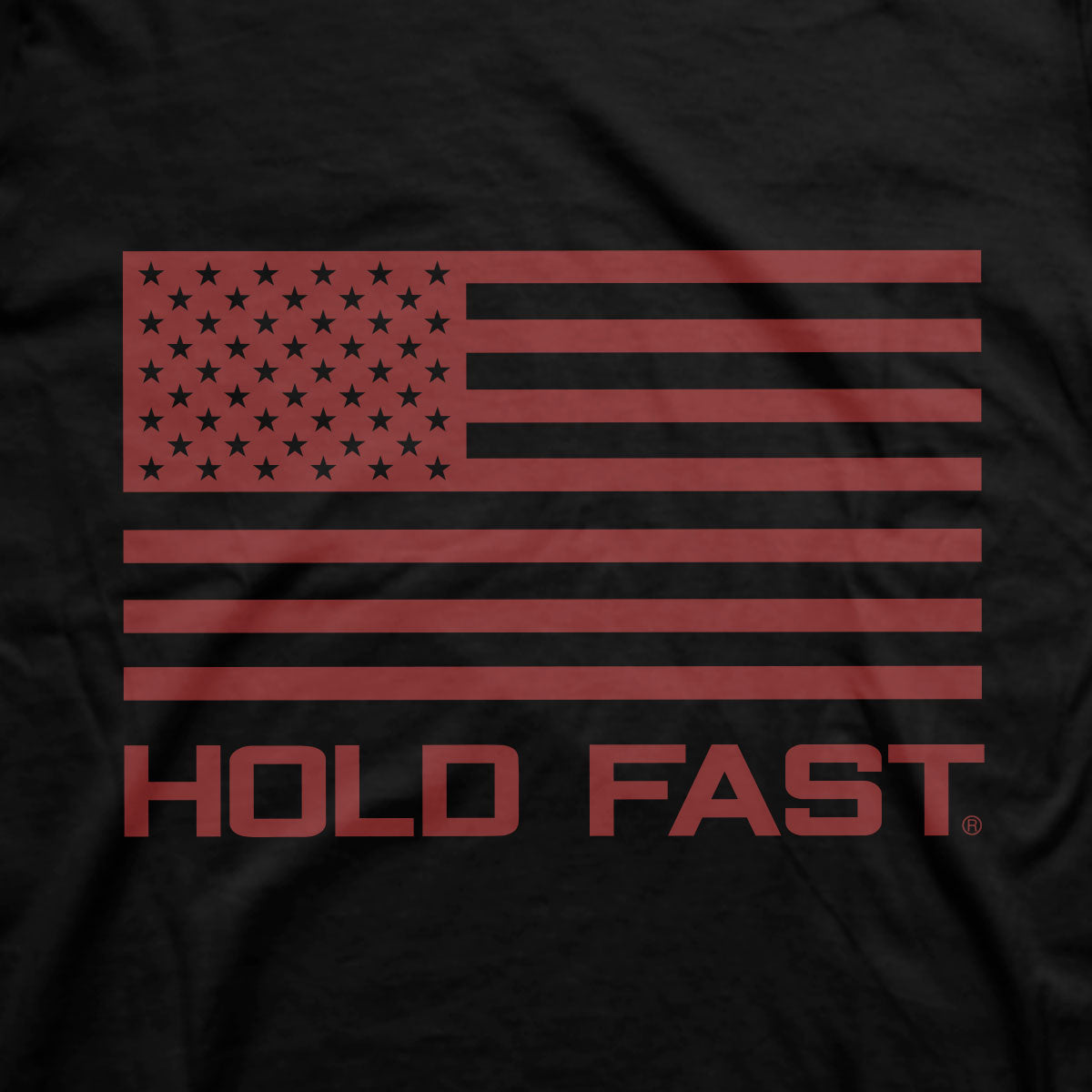 HOLD FAST Mens T-Shirt One Nation Flag