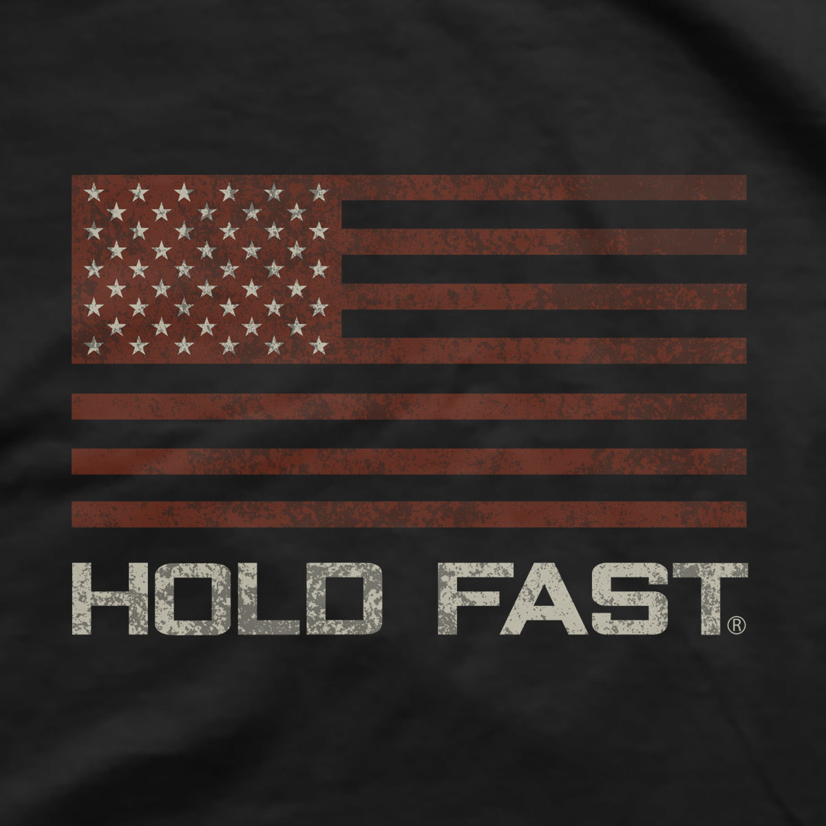 HOLD FAST Mens T-Shirt Never Give Up