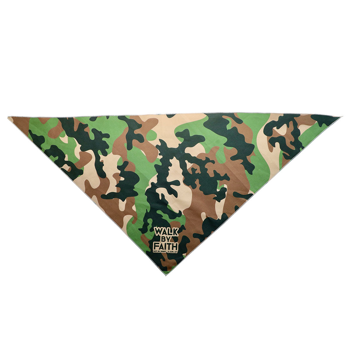 Paws & Pray Walk By Faith Camo Pet Bandana