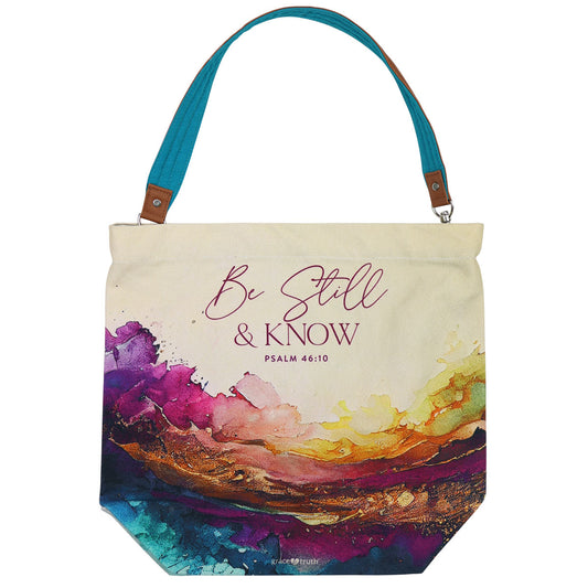 grace & truth Womens Tote Bag Be Still